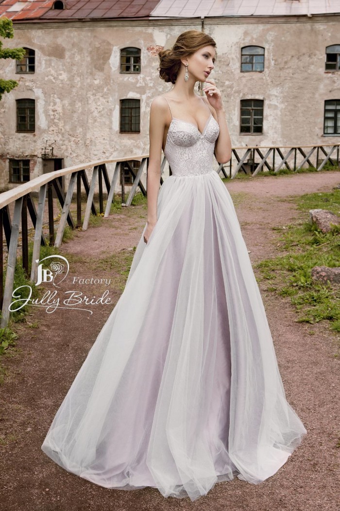 Лиловое свадебное платье в стиле прованс JULLY BRIDE Лиловое свадебное платье в стиле прованс JULLY BRIDE
